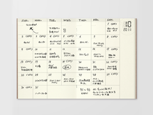 Load image into Gallery viewer, 006 Free Diary Monthly Refill TRAVELER'S Notebook - Passport Size