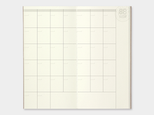 Load image into Gallery viewer, 017 Free Diary Monthly Refill TRAVELER'S Notebook - Regular Size