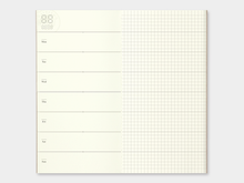 Load image into Gallery viewer, 019 Diary Weekly + Memo Refill TRAVELER'S Notebook - Regular Size