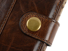 Load image into Gallery viewer, Small Leather Writing Portfolio - Brompton Brown