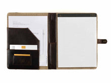 Load image into Gallery viewer, Large Writing Portfolio - Titan Milled Leather