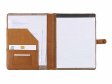 Load image into Gallery viewer, Large Writing Portfolio - Modern Saddle Leather