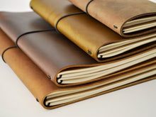 Load image into Gallery viewer, Around The World Refillable Leather Journal
