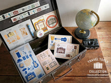 Load image into Gallery viewer, TRC Travel Tools Letterpress Card Blue