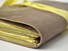 Load image into Gallery viewer, The Road Less Traveled One of a Kind Leather Journal