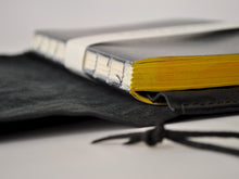 Load image into Gallery viewer, Leather Jeweled Pochette Notebook