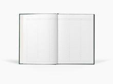 Load image into Gallery viewer, Notem EVEN Work Journal - Large Dark Green Cloth