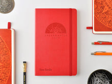 Load image into Gallery viewer, Moleskine 2020-2021 Weekly Horizontal Planner, 18 Month - Red Hard Cover