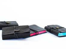 Load image into Gallery viewer, Leather Jeweled Notebook