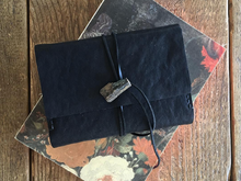 Load image into Gallery viewer, Leather Jeweled Notebook
