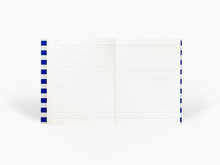 Load image into Gallery viewer, Notem UMA Lay Flat Paper Weekly Journal - Medium Bright Blue Stripes