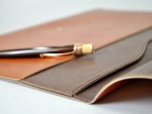 Load image into Gallery viewer, Chelsea Italian Leather Document Envelope A4