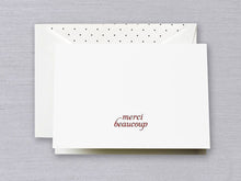 Load image into Gallery viewer, Crane & Co Boxed Thank You Notes - Merci Beaucoup
