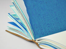 Load image into Gallery viewer, Cloudburst One of a Kind Leather Journal
