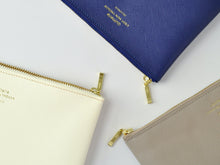 Load image into Gallery viewer, Delfonics Quitterie Zip Pouch Cream