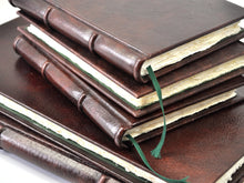 Load image into Gallery viewer, Handmade Italian Distressed Leather Journal - Amalfi Paper