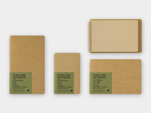 Load image into Gallery viewer, Traveler's Spiral Ring Notebook A5 Slim DW Kraft Paper