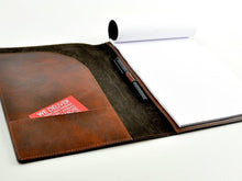 Load image into Gallery viewer, Italian Leather Luxury Portfolio