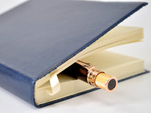 Load image into Gallery viewer, Manhattan Navy Blue Leather Journal