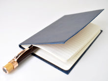 Load image into Gallery viewer, Manhattan Navy Blue Leather Journal