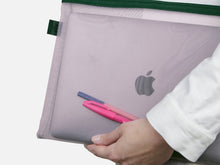Load image into Gallery viewer, Papier Tigre Canvas Mesh Large Pouch