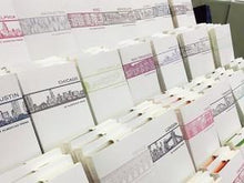 Load image into Gallery viewer, Paris Letterpress Library Note Sets