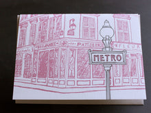 Load image into Gallery viewer, Paris Letterpress Library Note Sets