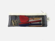 Load image into Gallery viewer, Papier Tigre Canvas Mesh Pencil Pouch