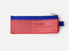 Load image into Gallery viewer, Papier Tigre Canvas Mesh Pencil Pouch