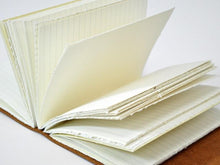 Load image into Gallery viewer, Personalized Hand Sewn Leather Pocket Journal