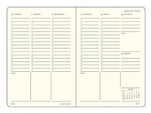Load image into Gallery viewer, Leuchtturm 1917 Weekly Planner + Notebook 2021 - Black