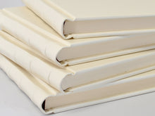 Load image into Gallery viewer, White Italian Leather Guest Book