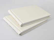 Load image into Gallery viewer, White Italian Leather Guest Book