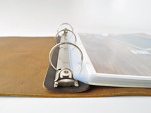 Load image into Gallery viewer, Woodsman Soft Leather 3 Ring Binder