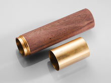 Load image into Gallery viewer, YStudio Brass and Wood Pen Case
