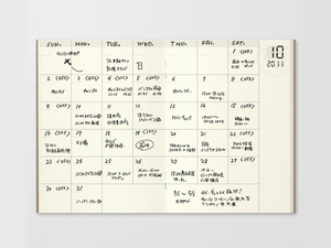 006 Free Diary Monthly Refill TRAVELER'S Notebook - Passport Size