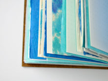 Load image into Gallery viewer, Cloudburst One of a Kind Leather Journal

