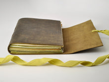 Load image into Gallery viewer, The Road Less Traveled One of a Kind Leather Journal
