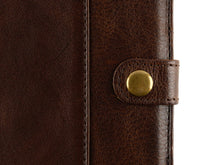 Load image into Gallery viewer, Small Leather Writing Portfolio - Titan Milled Leather
