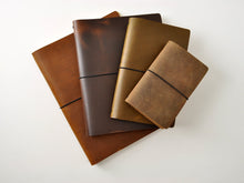 Load image into Gallery viewer, Around The World Refillable Leather Journal
