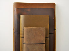 Load image into Gallery viewer, Around The World Refillable Leather Journal

