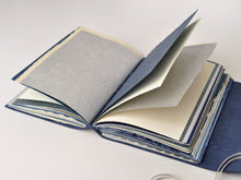 Load image into Gallery viewer, Shibori One of a Kind Leather Journal
