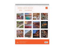 Load image into Gallery viewer, Frank Lloyd Wright 2021 Tiered Wall Calendar
