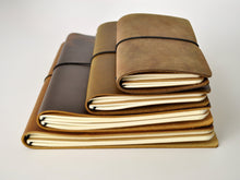 Load image into Gallery viewer, Around The World Refillable Leather Journal
