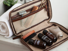 Load image into Gallery viewer, Kent Zippered Leather Travel Case
