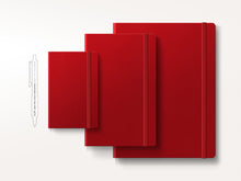 Load image into Gallery viewer, Moleskine 2020-2021 Weekly Notebook, 18 Month - Scarlet Red Soft Cover
