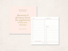 Load image into Gallery viewer, Blush Organization Notepad
