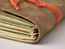 Load image into Gallery viewer, Japanese Maple One of a Kind Leather Journal

