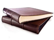Load image into Gallery viewer, Archivo 18 x 18 Handmade Distressed Leather Photo Album
