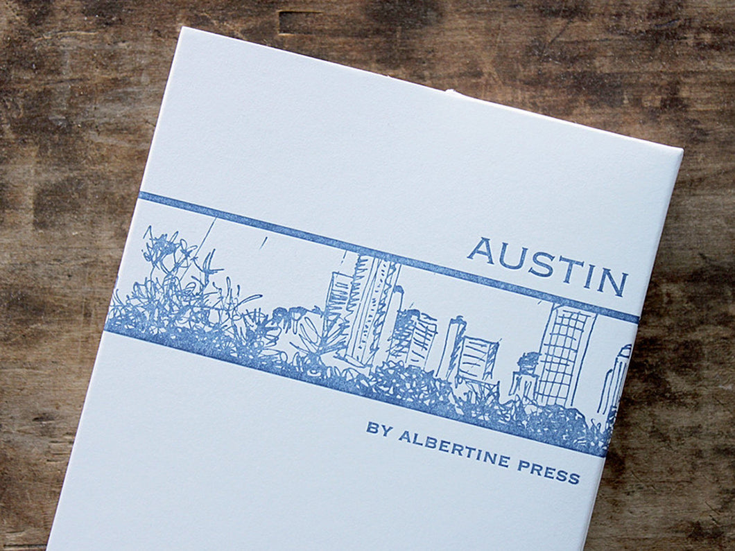 Austin Letterpress Library Note Set